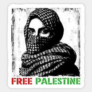 Free Palestine / Original Retro Design Sticker